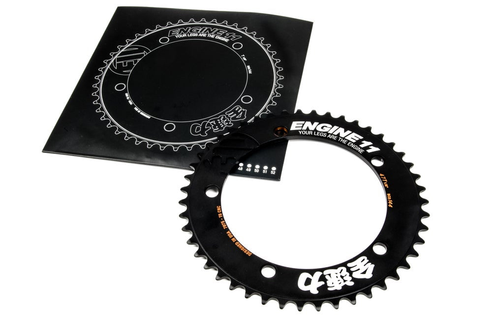 E11 Track Chainring Black